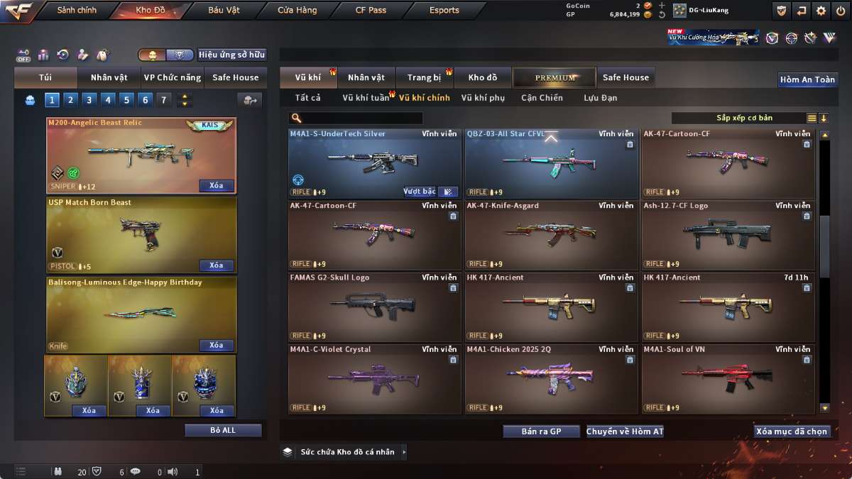 shop acc cf uy tin gia re